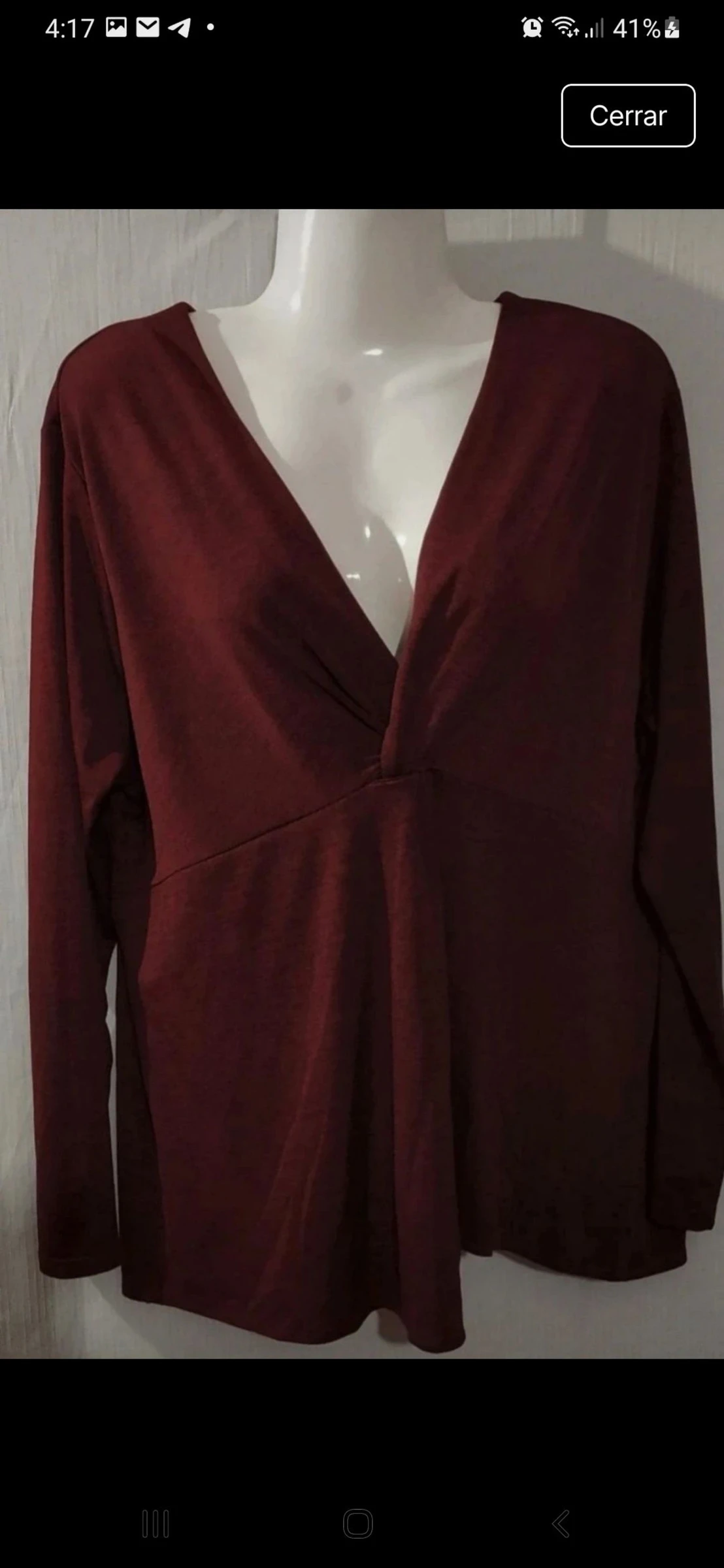 Blusa talla XXL